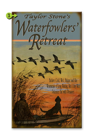 Waterfowlers' Retreat Wood 18x30