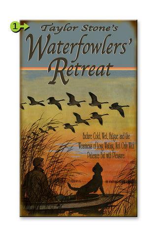 Waterfowlers' Retreat Metal 23x39