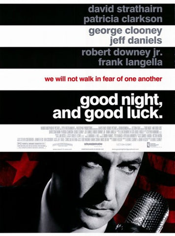 Good Night and Good Luck Movie Poster Print