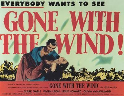 Gone With The Wind Movie Poster Print