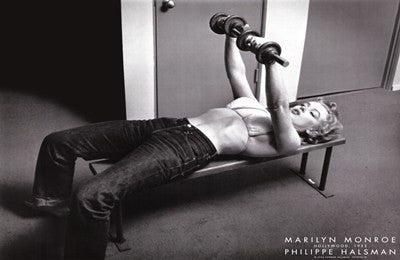 Marilyn Monroe, Hollywood (with weights),  c.1952 Movie Poster Print