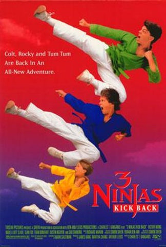 3 Ninjas Kick Back Movie Poster Print