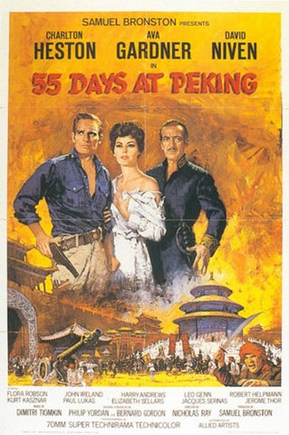 55 Days at Peking Movie Poster Print