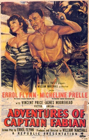 Adventures of Captain Fabian Movie Poster Print