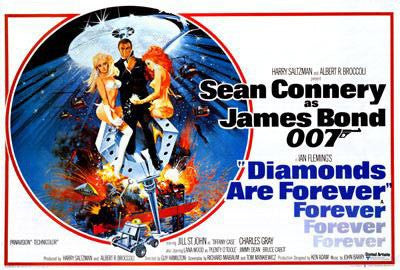Diamonds Are Forever Movie Poster Print