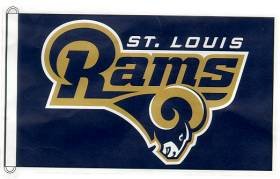 NFL St. Louis Rams 3-by-5 foot Flag