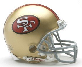 Riddell San Francisco 49ers Mini Replica Throwback Helmet