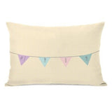 One Bella Casa #1 Mom Banner - Yellow Lumbar Pillow by OBC 14 X 20