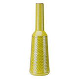ArtFuzz 5.1 inch X 5.1 inch X 17.9 inch Long Neck Olive Green Decorative Bottle