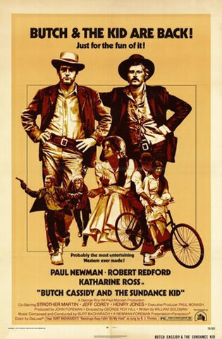 Butch Cassidy and the Sundance Kid Movie Poster Print