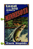 Land the Big Ones (Muskie) Metal 23x39