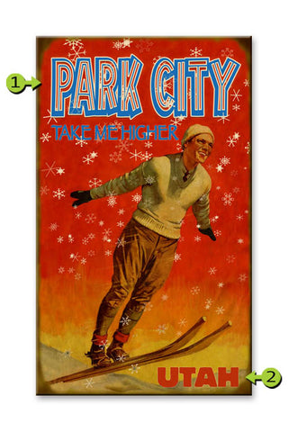 Take Me Higher Metal 28x48