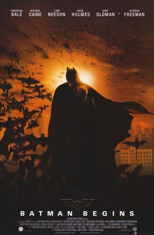 Batman Begins Movie Poster Print