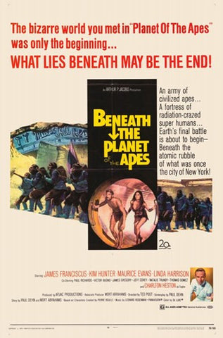 Beneath the Planet of the Apes Movie Poster Print
