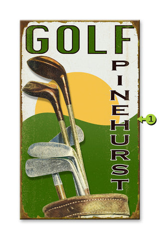 Golf Clubs with bag Wood 28x48