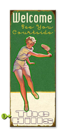 Tennis (Female) Wood 17x44