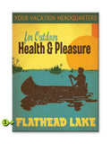 Health & Pleasure Metal 23x31