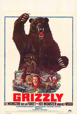 Grizzly Movie Poster Print
