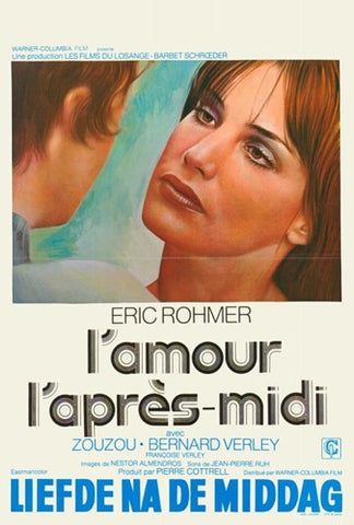 Chloe in the Afternoon Movie Poster Print