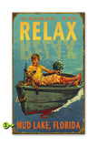 Come to Relax Metal 23x39