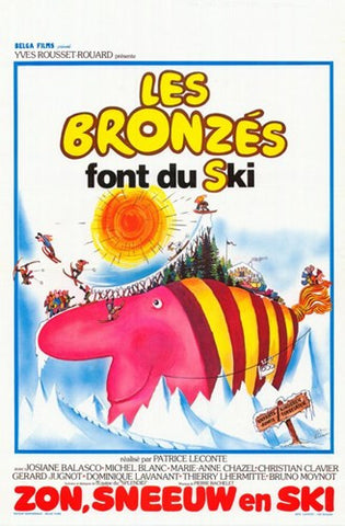 Les Bronzs font du ski Movie Poster Print