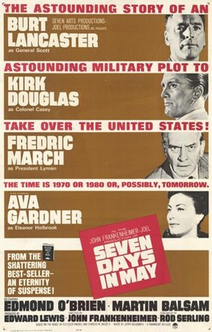 Seven Days in May Movie Poster Print