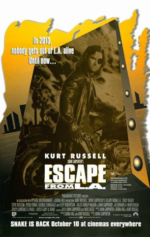 Escape From L.A. Movie Poster Print