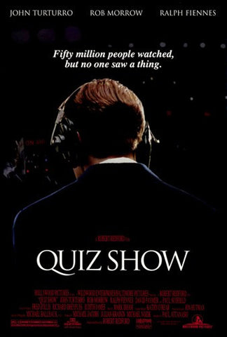 Quiz Show Movie Poster Print