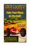 Speed Fanatics Wood 18x30