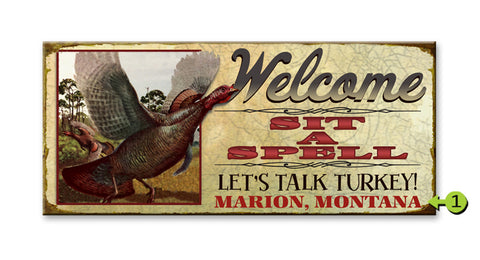 Let's Talk Turkey Metal 10.5x24