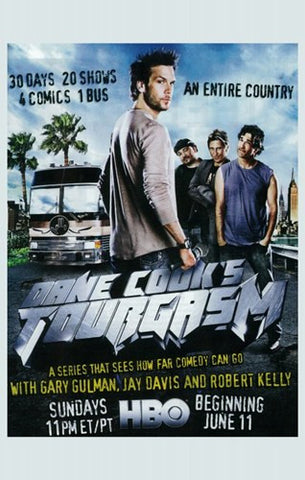Dane Cook's Tourgasm Movie Poster Print
