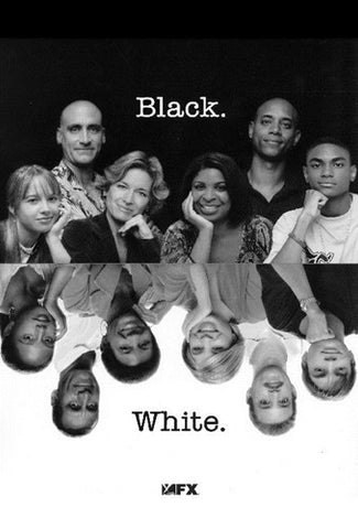 Black. White. Movie Poster Print