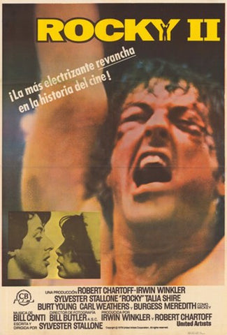 Rocky 2 Movie Poster Print