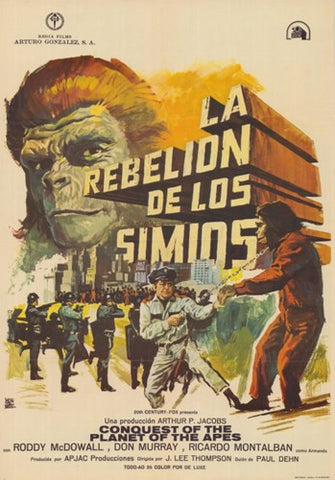 Conquest of the Planet of the Apes Movie Poster Print