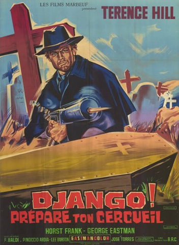 Django Sees Red Movie Poster Print