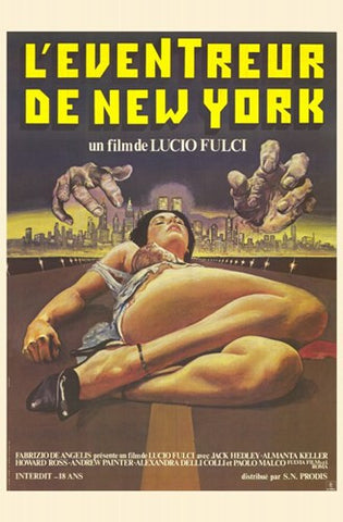 New York Ripper Movie Poster Print