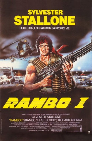 Rambo: First Blood Movie Poster Print