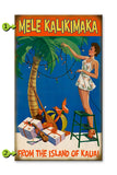 Mele Kalikimaka Wood 18x30