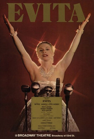 Evita (Broadway) Movie Poster Print