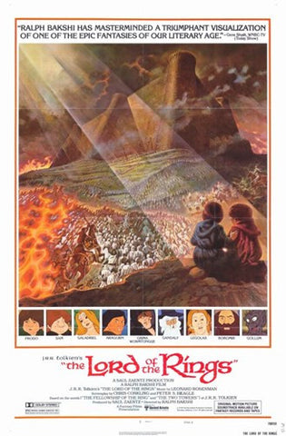 Lord of the Rings, animated - style E Movie Poster Print