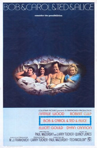 Bob and Carol and Ted and Alice Movie Poster Print