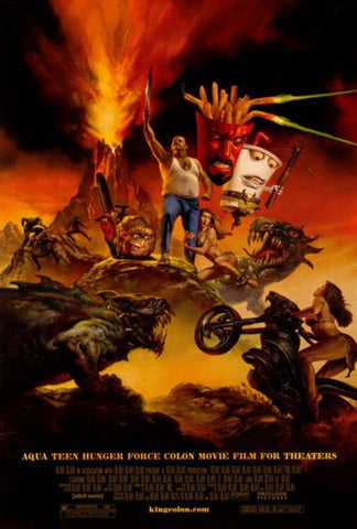Aqua Teen Hunger Force Colon Movie Film for Theaters Movie Poster Print