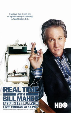 Real Time with Bill Maher Movie Poster Print
