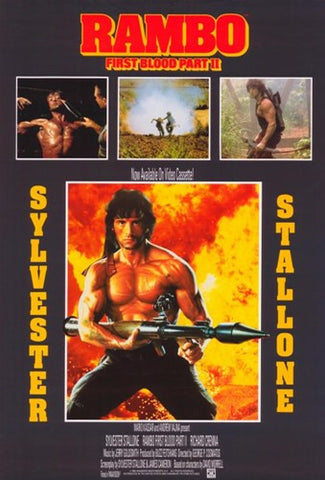 Rambo: First Blood PMovie2 Movie Poster Print