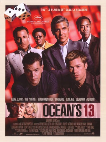 Ocean's Thirteen (DVD Promotional) Movie Poster Print