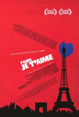 Paris Je T'aime Movie Poster Print
