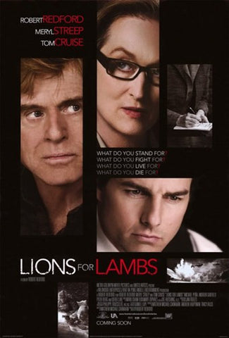 Lions For Lambs Movie Poster Print