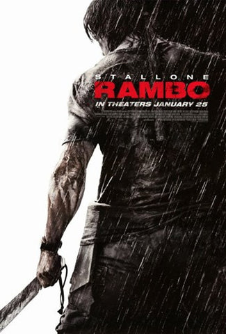 Rambo Movie Poster Print