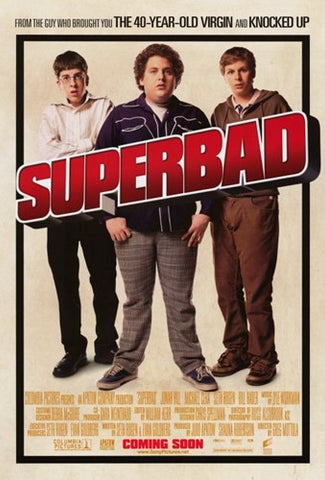 Superbad Movie Poster Print