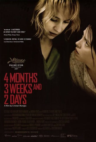 4 Months, 3 Weeks, and 2 Days Movie Poster Print